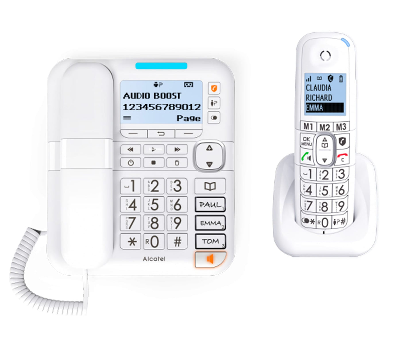 ALCATEL TELEFONE DEC XL785 COMBO BRANCO