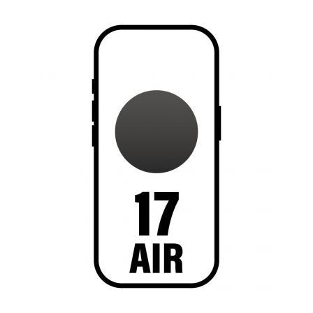 Smartphone Apple iPhone 17 Air/ 1TB/ 6.5"/ Negro Espacial