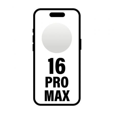 Smartphone Apple iPhone 16 Pro Max 256GB/ 6.9"/ 5G/ Titanio Blanco