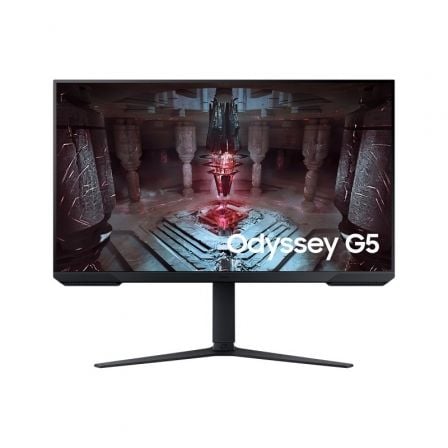 Samsung Odyssey G5 S32CG510EU - G51C Series - monitor LED - gaming - 32\1 - 2560 x 1440 QHD @ 165 Hz - VA - 300 cd/m² - 3000:1 - HDR10 - 1 ms - 2xHDMI, DisplayPort - negro
