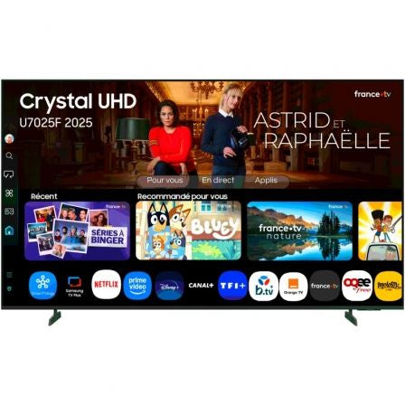 Samsung TU55U7025FK - 55\1 Clase diagonal U7025 Series TV LCD con retroiluminación LED - Crystal UHD - Smart TV - Tizen OS - 4K UHD (2160p) 3840 x 2160 - HDR