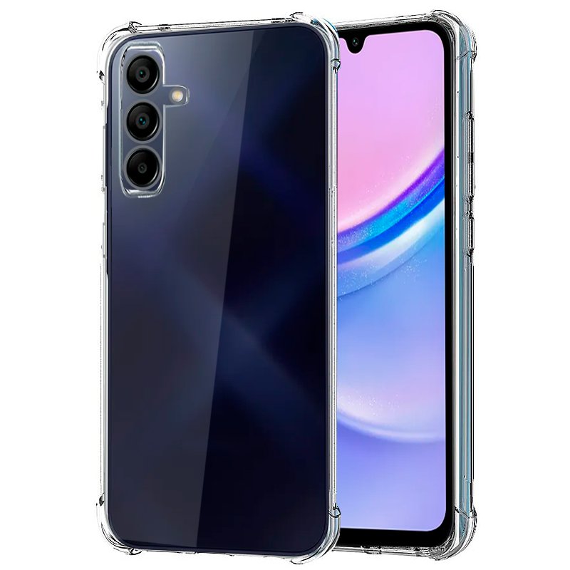 COOL CARCASA SAMSUNG A155 GALAXY A15 / A15 5G / M15 5G ANTISHOCK TRANSPARENTE