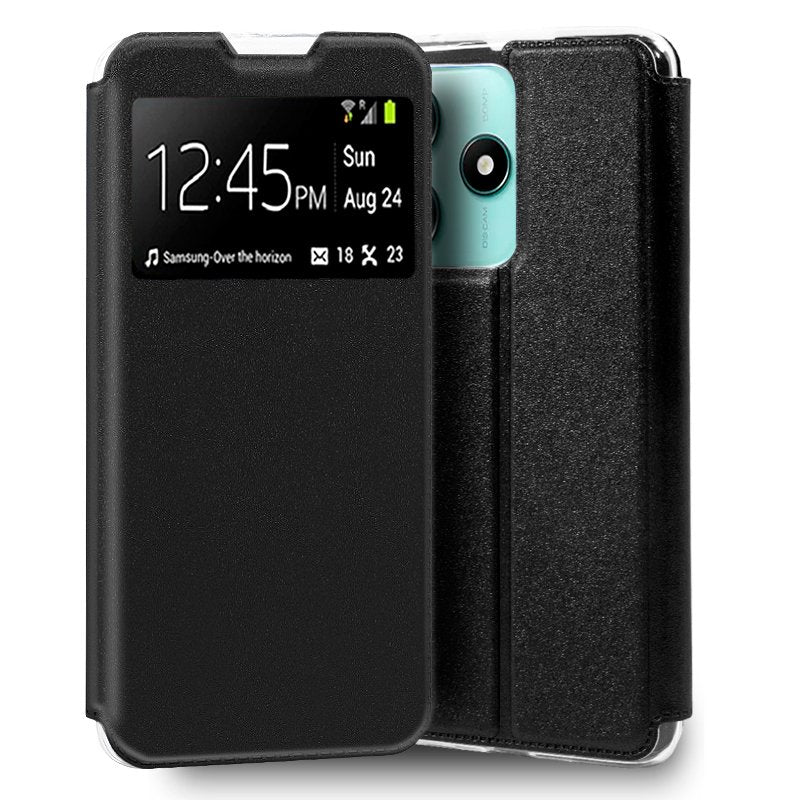 COOL FUNDA FLIP COVER XIAOMI REDMI NOTE 14 5G LISO NEGRO
