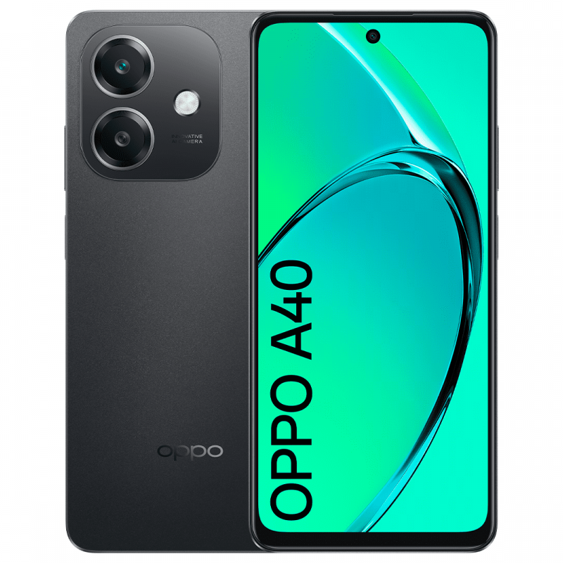 OPPO A40 6,72" HD+ 6+6GB/128GB 5MP/50MP PRETO BRILHO