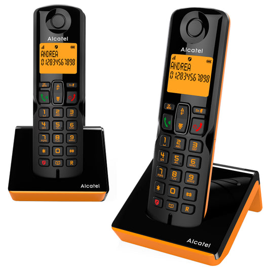 ALCATEL PHONE DEC S280 DUO BLACK+ORANGE