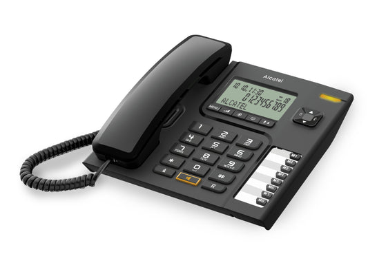 ALCATEL TELEFONO FIJO COMPACTO T76 NEGRO