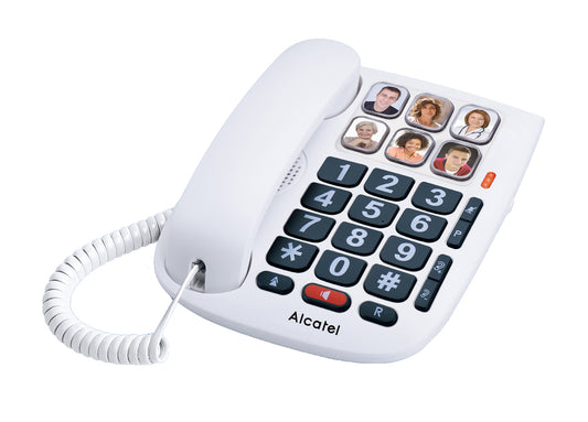 ALCATEL TELEFONO FIJO COMPACTO TMAX10 BLANCO