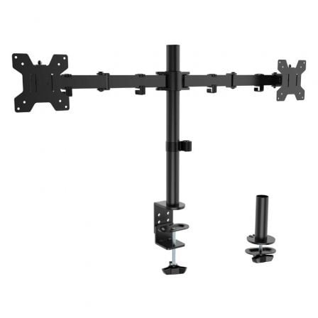 Suporte de secretária para monitor duplo Aisens DT32TSR-279/Rotação/Inclinável/Até 10 kg