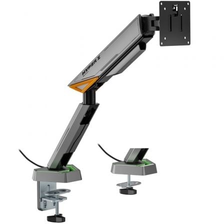 Suporte para monitor gaming Aisens DT49TSRRGB-347/Rotação/Inclinável/Até 16 kg/Com iluminação RGB
