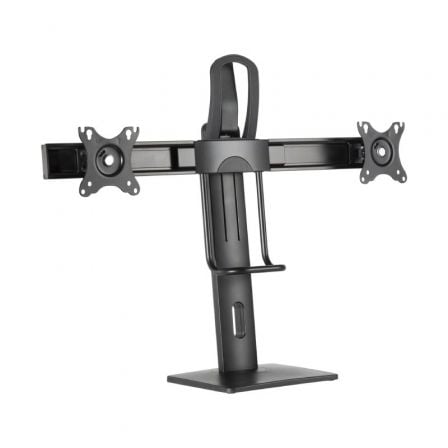 Suporte de mesa com contrapeso Aisens DT27TSR-065 para 2 monitores/Rotação/Inclinável/Até 6 kg