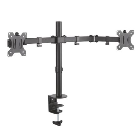 Suporte de secretária para monitor duplo Aisens DT32TSR-041/Rotação/Inclinável/Até 8 kg