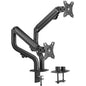 Suporte de secretária para monitor duplo Aisens DT32TSR-141/Rotação/Inclinável/Até 8 kg