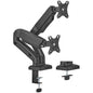 Suporte de mesa com contrapeso Aisens DT32TSR-221 para 2 monitores ou TV/Rotação/Inclinável/até 9 kg