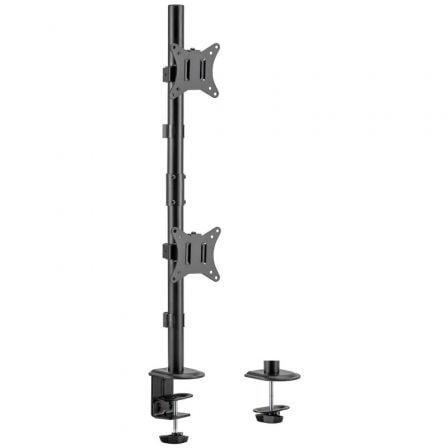 Suporte de secretária Aisens DT32TSR-229 para 2 monitores ou TV/Rotação/Inclinável/Até 9 kg