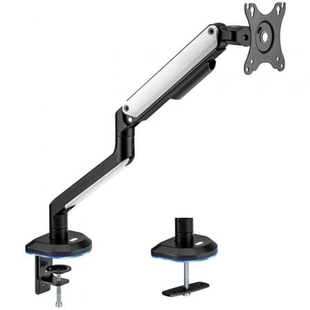 Suporte para monitor gaming Aisens DT32TSR-295 com contrapeso/giratório/inclinável/até 9 kg/com iluminação RGB
