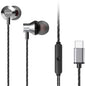 Auriculares Intrauditivos Aiwa ESTM-50USB-C/SL/ con Micrófono/ USB Tipo-C/ Plateados