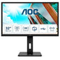 AOC Q32P2 - Monitor LED - 31.5\1 - 2560 x 1440 QHD @ 75 Hz - IPS - 250 cd/m² - 1000:1 - 4 ms - 2xHDMI, DisplayPort - altavoces - negro