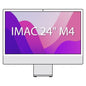 Apple iMac 24" Retina 4,5K / M4 8-Core CPU/ 16Gb/ 256Gb SSD/ 8-Core GPU/ Plata