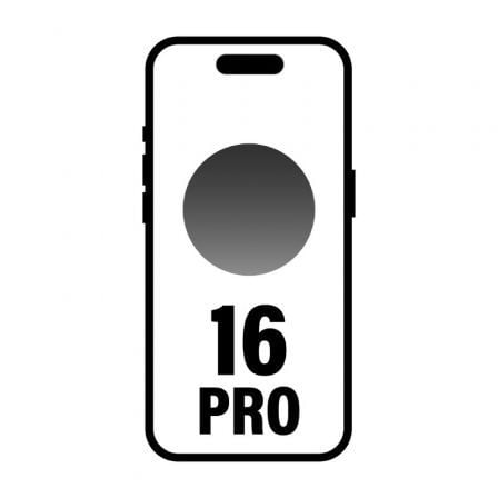 Apple iPhone 16 Pro - 5G teléfono inteligente - SIM doble / Memoria interna 256 GB - pantalla OLED - 6.3\1 - 2622 x 1206 píxeles (120 Hz) - 3 x cámaras traseras 48 MP, 48 MP, 12 MP - front camera 12 M