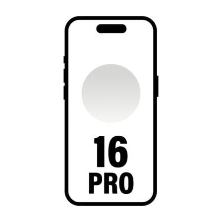 Smartphone Apple iPhone 16 Pro 512GB/ 6.3"/ 5G/ Titanio Blanco
