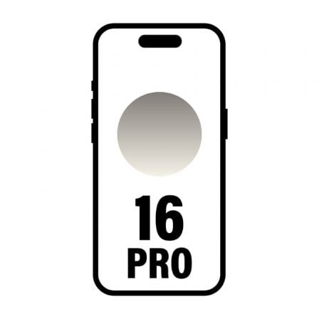 Apple iPhone 16 Pro - 5G teléfono inteligente - SIM doble / Memoria interna 512 GB - pantalla OLED - 6.3\1 - 2622 x 1206 píxeles (120 Hz) - 3 x cámaras traseras 48 MP, 48 MP, 12 MP - front camera 12 M