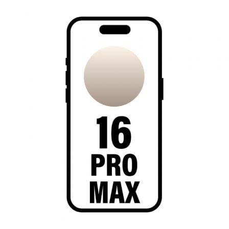 Apple iPhone 16 Pro Max - 5G teléfono inteligente - SIM doble / Memoria interna 256 GB - pantalla OLED - 6.9\1 - 2868 x 1320 píxeles (120 Hz) - 3 x cámaras traseras 48 MP, 48 MP, 12 MP - front camera