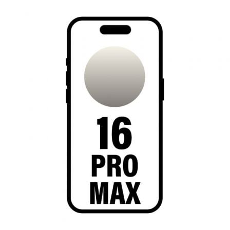 Apple iPhone 16 Pro Max - 5G teléfono inteligente - SIM doble / Memoria interna 256 GB - pantalla OLED - 6.9\1 - 2868 x 1320 píxeles (120 Hz) - 3 x cámaras traseras 48 MP, 48 MP, 12 MP - front camera
