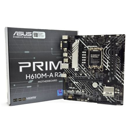 Placa Base Asus Prime H610M-A R2.0/ Socket 1700/ Micro ATX