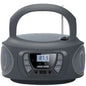 Radio CD Fonestar BOOM-ONE-G/ 13W/ con Cable/ a Pilas/ Gris