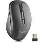 Ratón Inalámbrico NGS Evo Spook silencioso/ Batería recargable/ Hasta 1600 DPI/ Negro