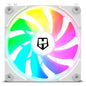Ventilador Nox Easy Link/ ARGB/ 12cm/ Blanco