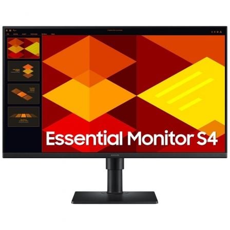 Samsung S24D406GAU - S40GD Series - monitor LED - 24\1 - 1920 x 1080 Full HD (1080p) @ 100 Hz - IPS - 250 cd/m² - 1000:1 - 5 ms - 2xHDMI, DisplayPort - altavoces - negro