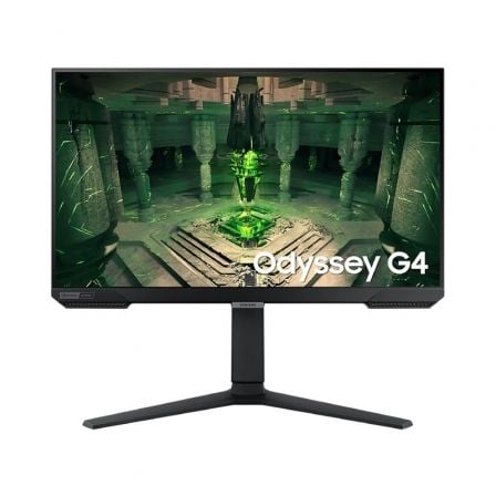 Monitor Gaming Samsung Odyssey G4 S25BG400EU/ 25"/ Full HD/ 1ms/ 240Hz/ IPS/ Negro