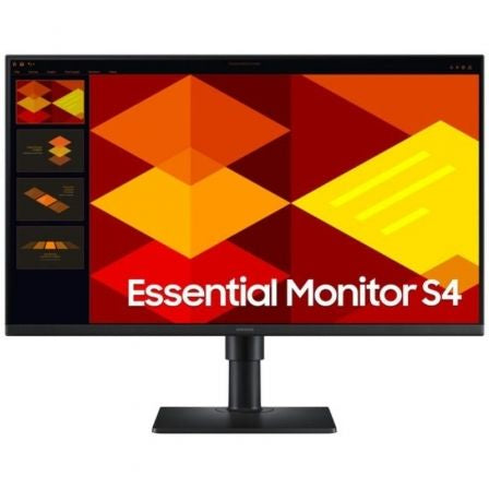 Monitor Samsung Essential Monitor S4 S27D402GAU 27"/ Full HD/ Regulable en altura/ Negro