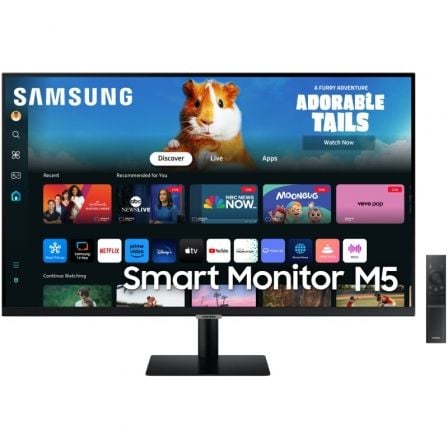 Smart Monitor Samsung M5 S32DM502EU 32"/ Full HD/ Smart TV/ Multimedia/ Negro