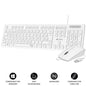 Teclado y Ratón Subblim Combo Business Slim Silencioso/ Blanco