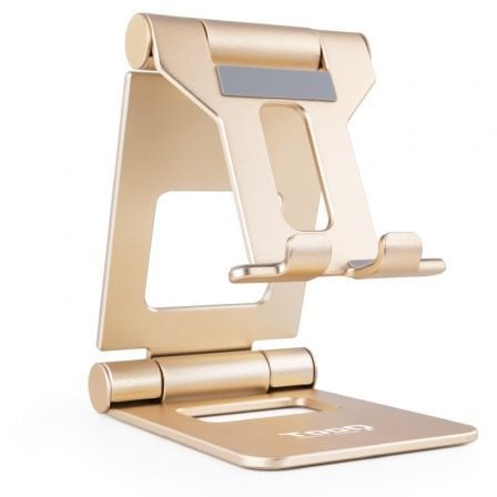 Suporte para smartphone/tablet TooQ PH-KEOPS-ALBA/dourado