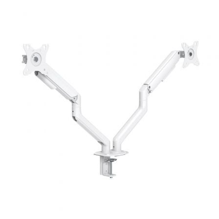 TooQ DB4132TNR-W Suporte de secretária para monitor duplo/giratório/inclinável/até 9 kg