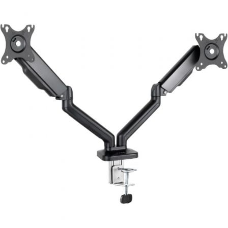 TooQ DB5132TNR-B Suporte de secretária para monitor duplo/giratório/inclinável/até 9 kg