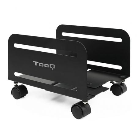 Suporte para CPU TooQ UMCS0004-B com rodas para PC/ até 10 kg