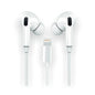 Auriculares Intrauditivos Tech One Tech earTECH HOP TEC1202/ con Micrófono/ Lightning/ Blancos