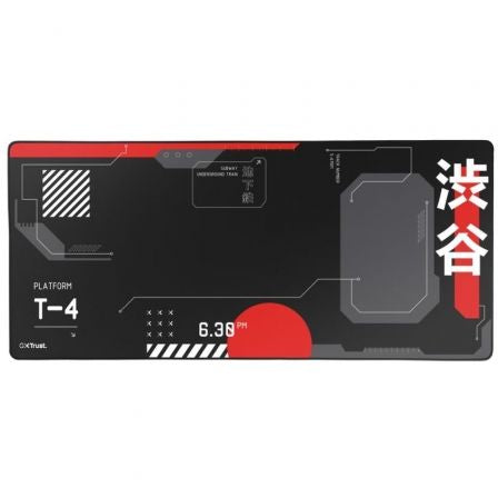 Alfombrilla Trust Gaming GXT 759 XXL/ 3 x 400 x 900mm/ Negra