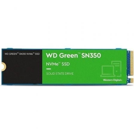 WD Green SN350 NVMe SSD WDS500G2G0C-00CDH0 - SSD - 500 GB - interno - M.2 2280 - PCIe 3.0 x4 (NVMe)