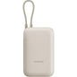 Powerbank 10000mAh Xiaomi Power Bank Integrated Cable/ 22.5W/ Beige