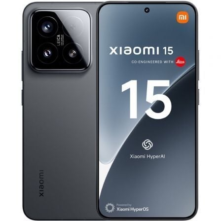 Smartphone Xiaomi 15 NFC 12GB/ 512GB/ 6.36"/ 5G/ Negro