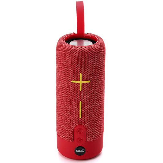 COOL ALTAVOZ MÚSICA BLUETOOTH 10W BASS ROJO