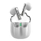 COOL STEREO BLUETOOTH HEADPHONES DUAL POD EARBUDS VISION WHITE