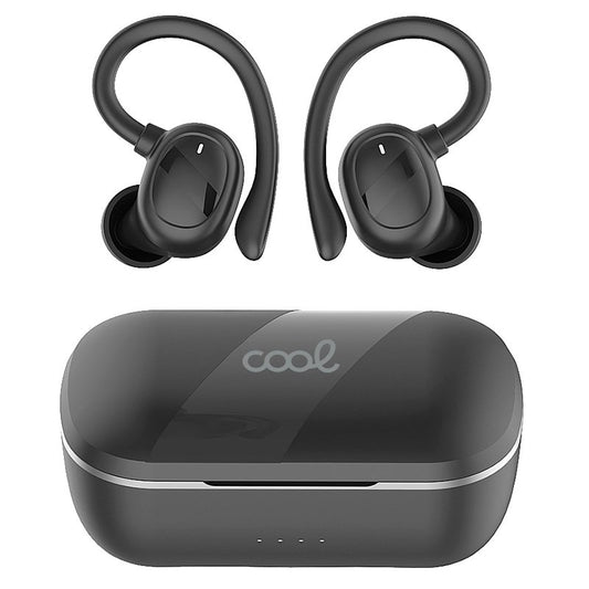 COOL STEREO BLUETOOTH WIRELESS EARBUDS FIT SPORT BLACK