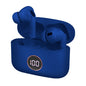COOL STEREO BLUETOOTH EARBUDS LCD AIR PRO BLUE HEADPHONES