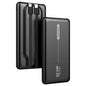 COOL BATERIA EXTERNA UNIVERSAL POWER BANK 10.000 MAH PD 22.5W (2 CABLES) NEGRO